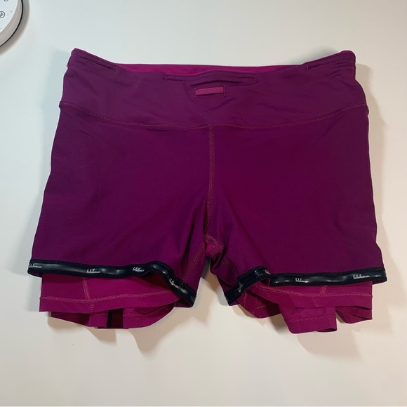 Size 6 Lululemon deep fuschia circuit breaker active skirt - Picture 12 of 16
